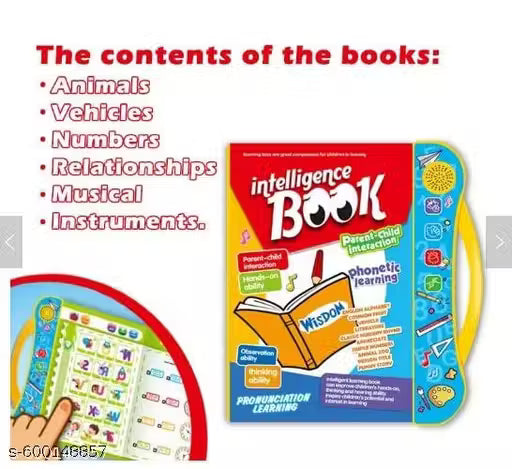 Electronic Intelligent Learning Book for Kids – Interactive Educational Toy