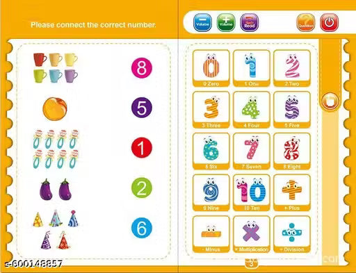 Electronic Intelligent Learning Book for Kids – Interactive Educational Toy