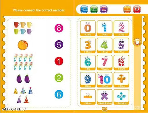 Electronic Intelligent Learning Book for Kids – Interactive Educational Toy